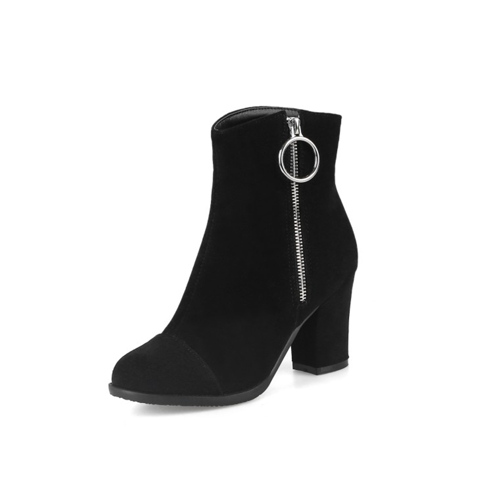 Riding Boot Short - 女性用ジッパー付きアンクルブーツ,ハイヒールアンクルブーツ,赤,黒のゴスシューズ,結婚披露宴,超大型,ファッション,サイズ32-52, 53, 54, M7-1
