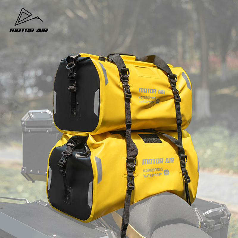 Motorcycle Gear With Airbag - モーターエア2026新型バイクバッグ 45L/65L 大容量 リアシートパック 多機能 防水