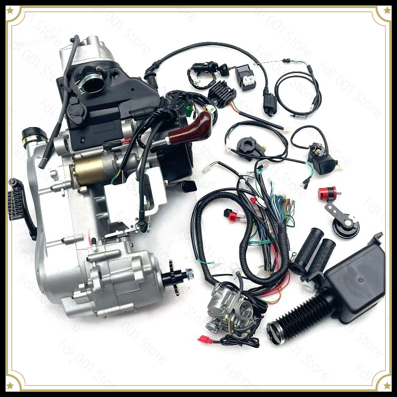 Motorcycle Gear Youtube - GY6連続可変速内蔵リバースギア四輪ATVスチールチューブカートバイク150-200ccエンジン