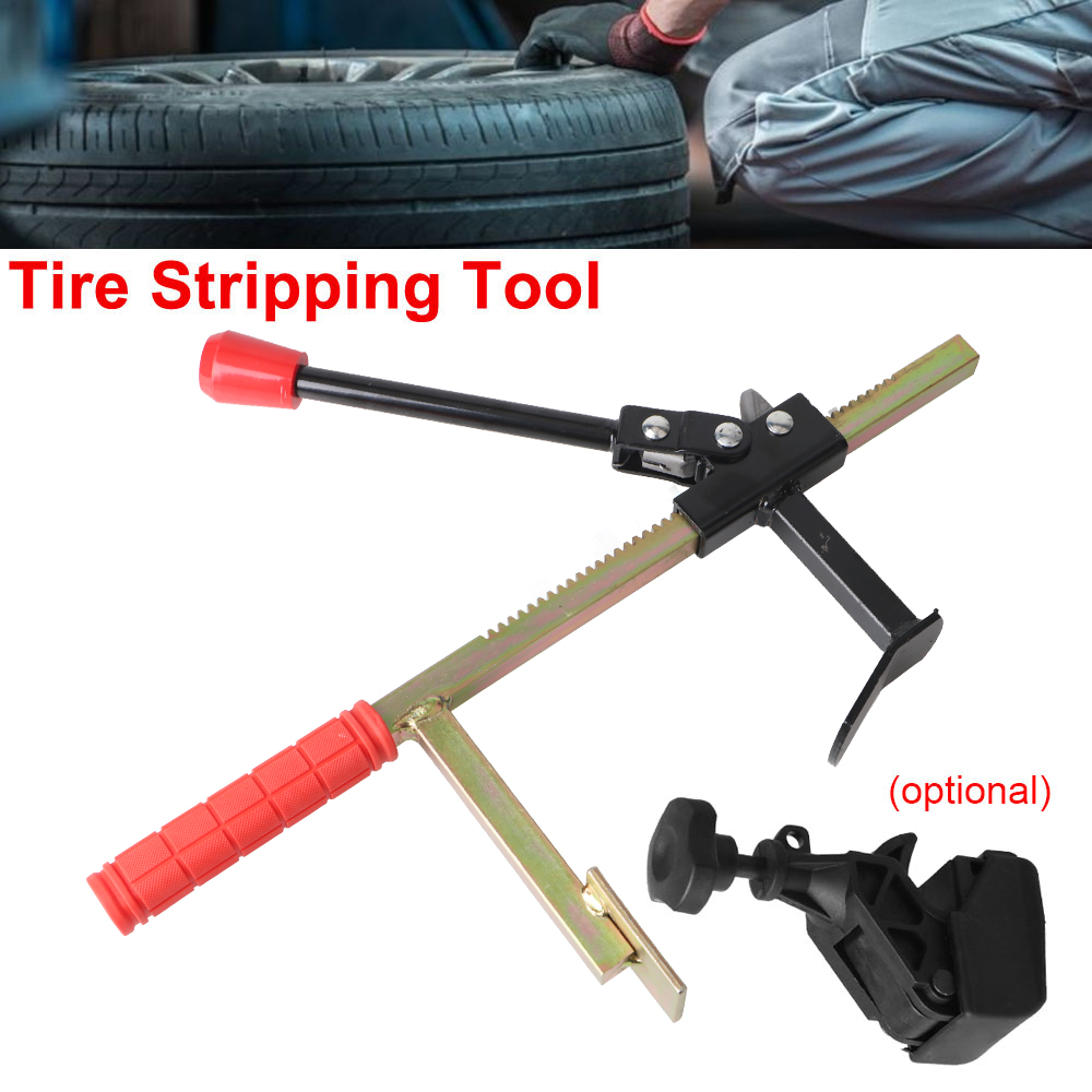 Motorcycle Gear Jammer - ハンドリムーバーツール ホイールタイヤセパレーター ギアロッドクリッピング 調整可能 オートバイタイヤ交換 タイヤビードクランプ