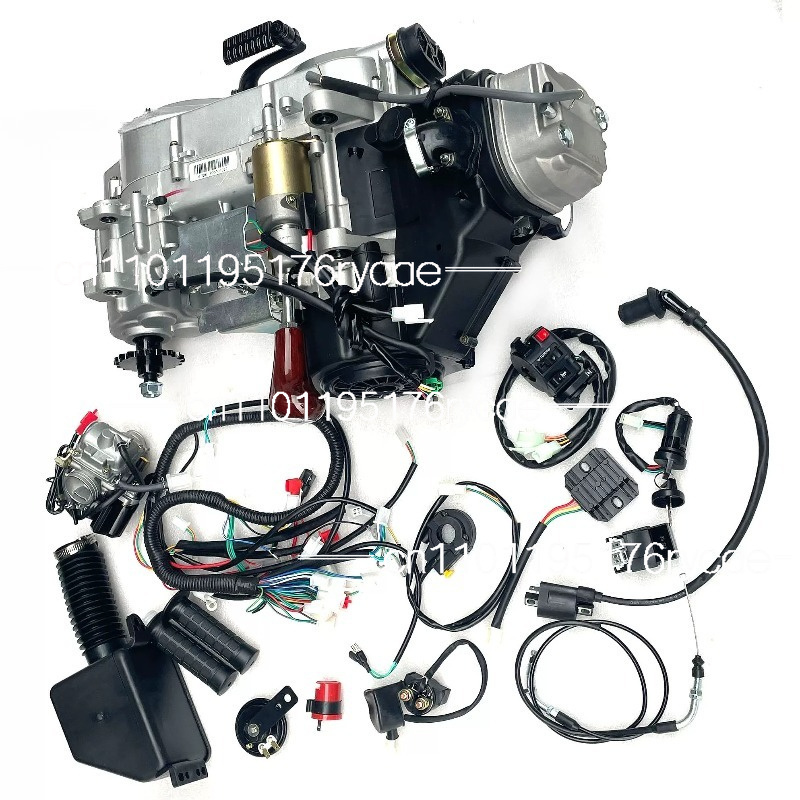 Motorcycle Gear Youtube - GY6連続可変速内蔵リバースギア四輪ATVスチールチューブカートバイク150-200ccエンジン