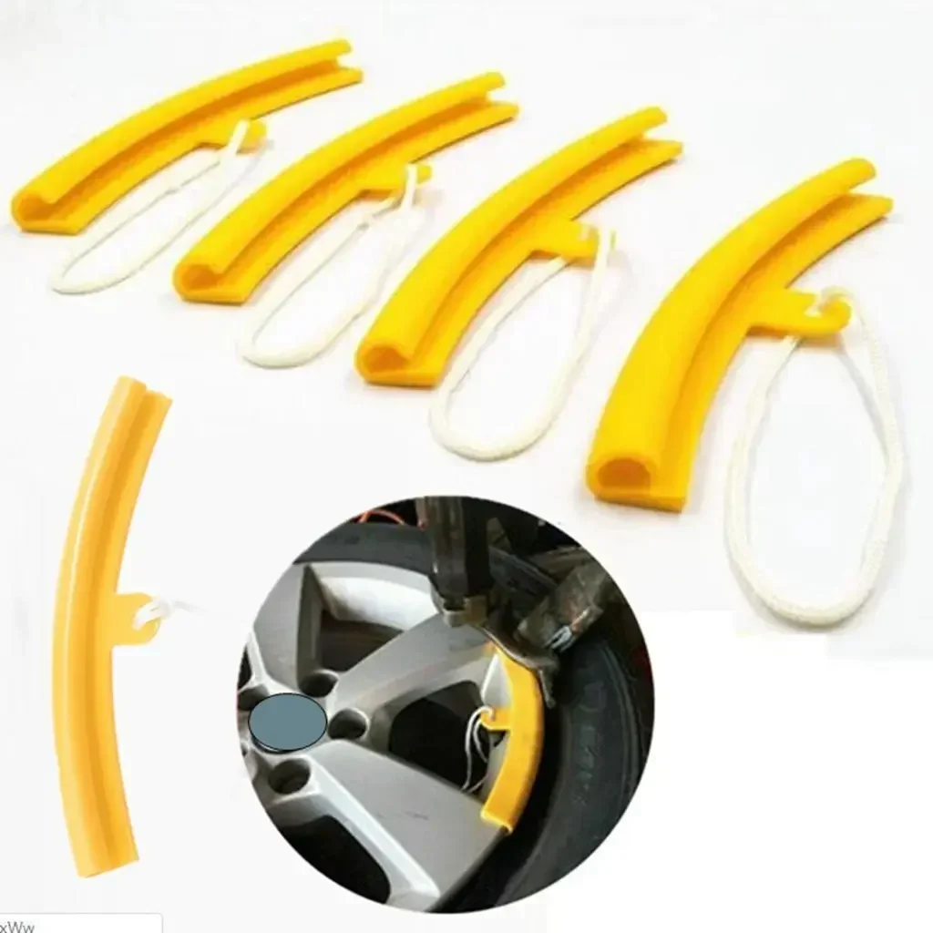 Motorcycle Gear Jammer - 5個入り バイクタイヤリムエッジプロテクター ソフトカバー ホイール交換用アクセサリー バイクホイール保護用