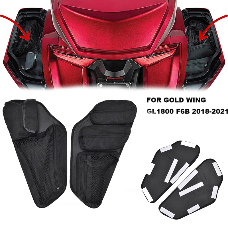 オートバイサドルバッグサイドケーストランク収納ギアバッグポケ - Motorcycle Gear With Airbag のレビューと価格