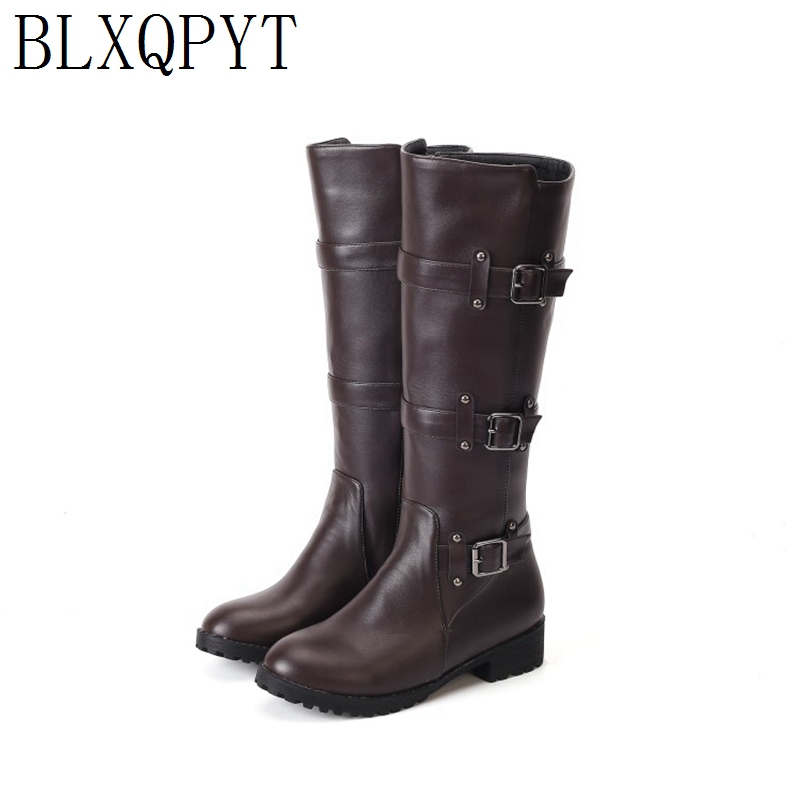 BLXQPYT ニーハイブーツ レディース 秋冬 暖かい裏起 - Riding Boot Short のレビューと価格