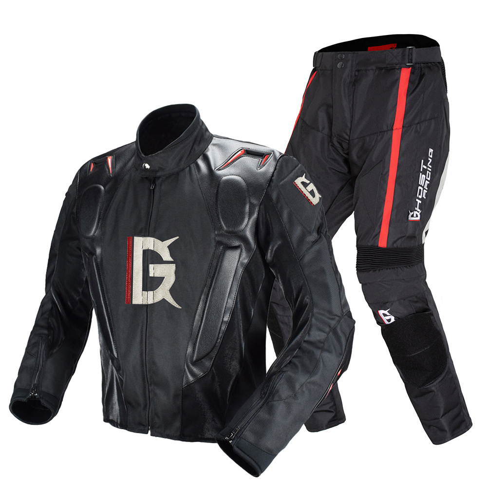 エアバッグ付き保護用バイクレーシングスーツセット、四季対応の - Motorcycle Gear With Airbag のレビューと価格