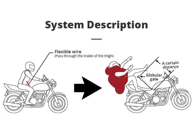調整可能なサイズのオートバイ安全エアバッグベスト反射材付きモ - Motorcycle Gear With Airbag のレビューと価格