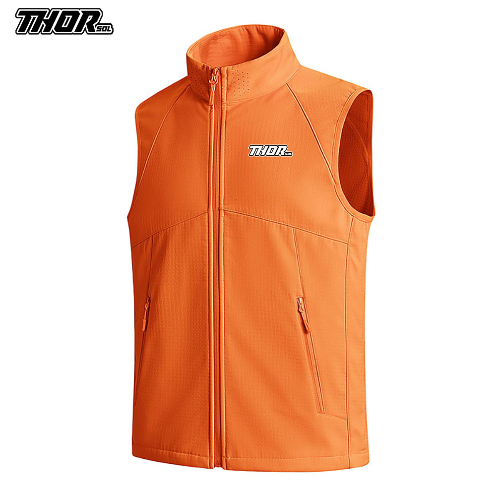 THORSOL 冬サイクリングベスト防風男性 MTB ジレ  - Motorcycle Gear Vest のレビューと価格