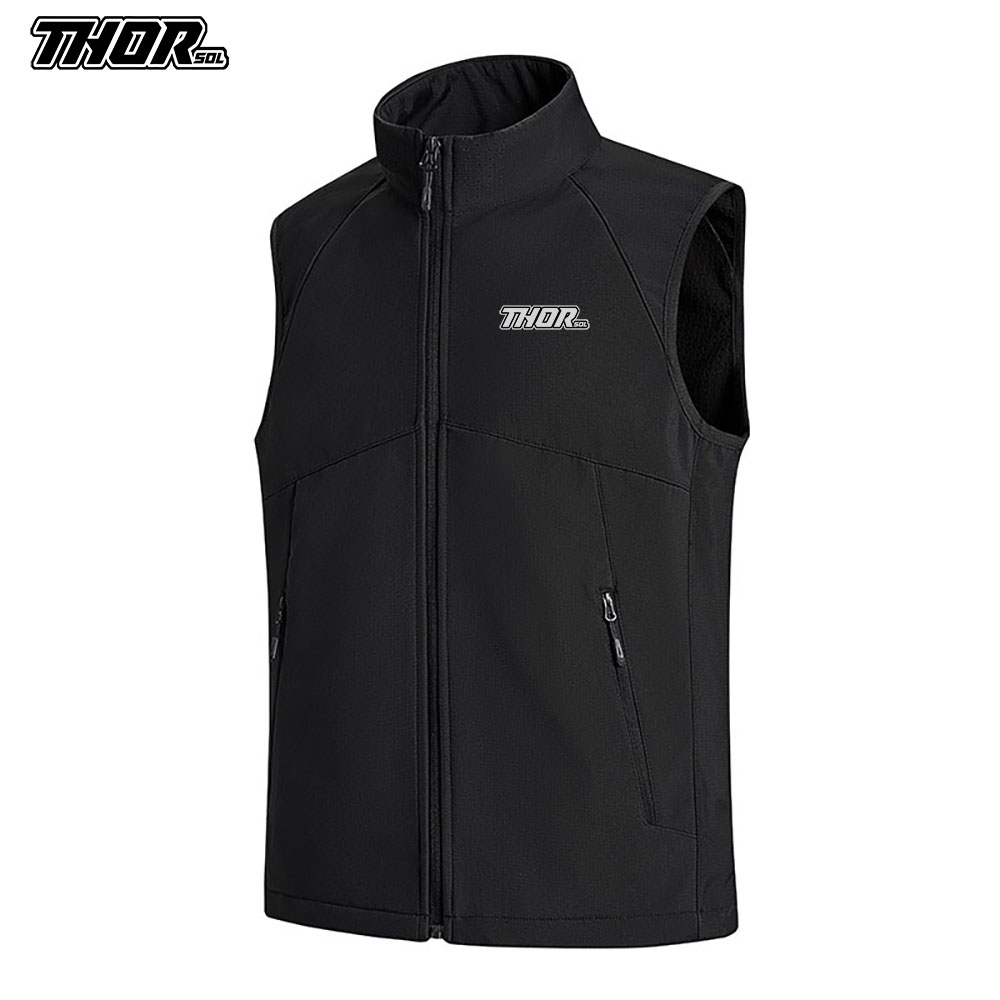 THORSOL 冬サイクリングベスト防風男性 MTB ジレ  - Motorcycle Gear Vest のレビューと価格
