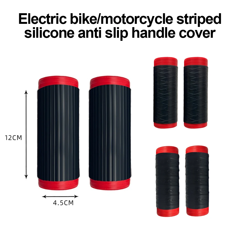 2個入りシリコン製滑り止めハンドルバーグリップカバー ユニバ - Motorcycle Gear Sleeve のレビューと価格