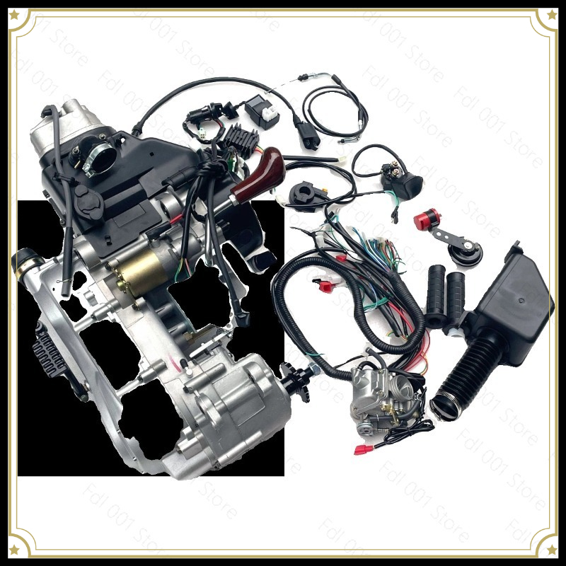 GY6連続可変速内蔵リバースギア四輪ATVスチールチューブカ - Motorcycle Gear Youtube のレビューと価格