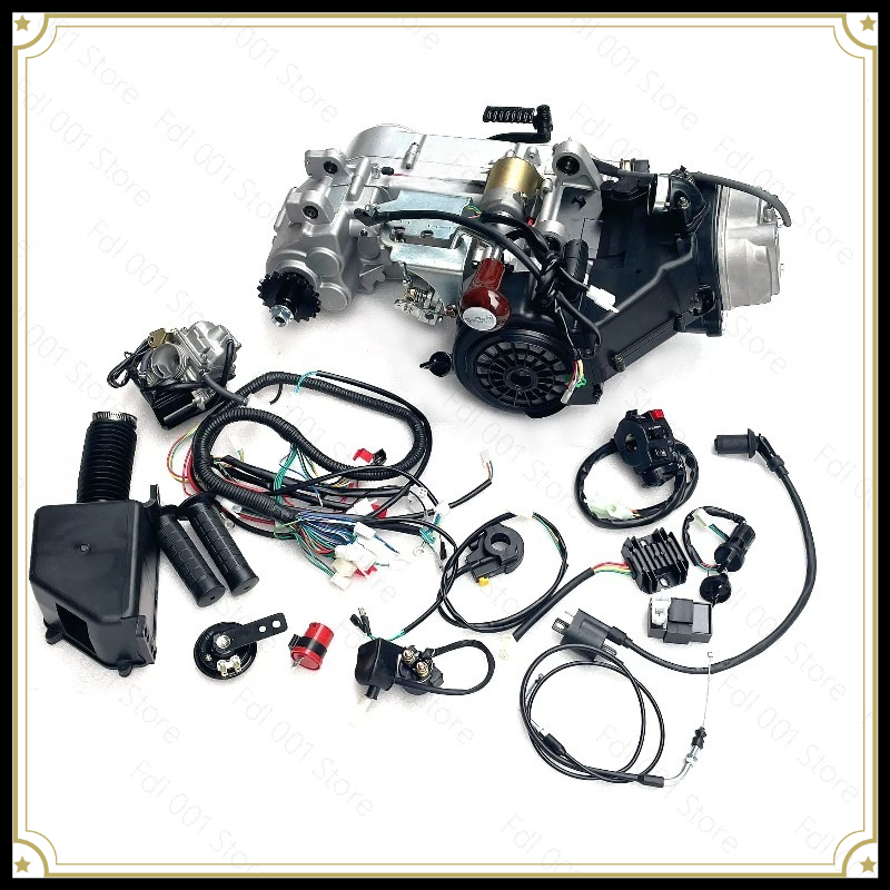 GY6連続可変速内蔵リバースギア四輪ATVスチールチューブカ - Motorcycle Gear Youtube のレビューと価格