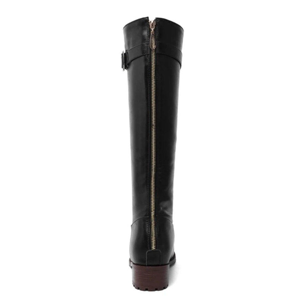 ニーハイブーツ レディース ポインテッドトゥ スクエアヒール - Riding Boot Short のレビューと価格