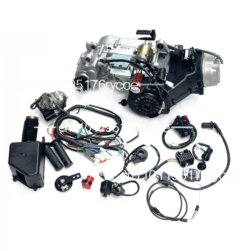 GY6連続可変速内蔵リバースギア四輪ATVスチールチューブカ - Motorcycle Gear Youtube のレビューと価格