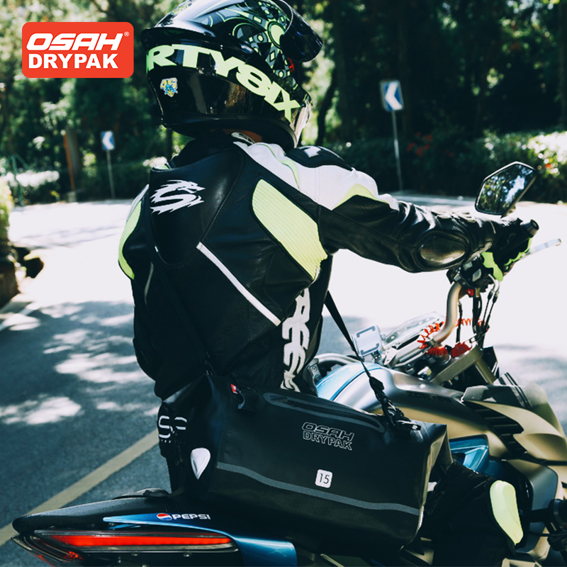 OSAH アーミーグリーンオートバイバッグ 15L リアシー - Motorcycle Gear Wardrobe のレビューと価格