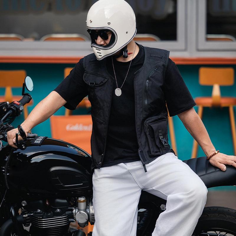 乗馬ベスト男性用オートバイ通気性オートバイキャリーベスト軽量 - Motorcycle Gear Vest のレビューと価格