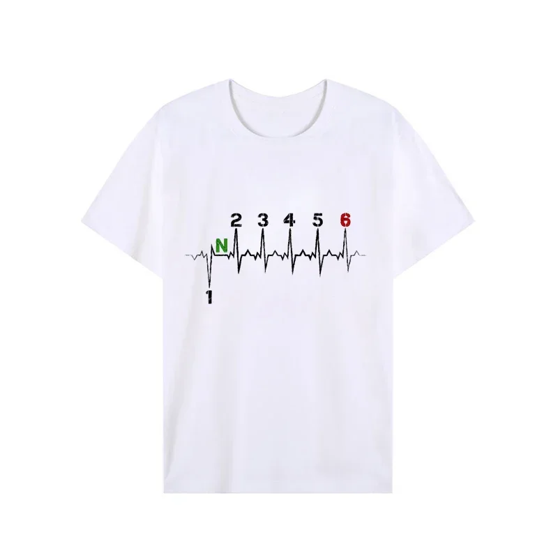 メンズ半袖Tシャツ,ブランド,ギアシフト1n23456,ハー - Motorcycle Gear Sleeve のレビューと価格