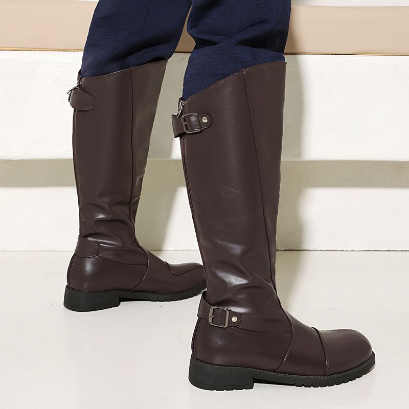 SIMLOVEYO 2025 カジュアルメンズニーハイシュー - Riding Boot Short のレビューと価格