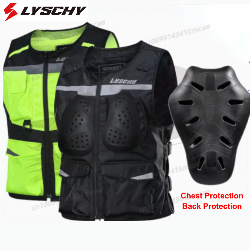 LYSCHY オートバイ反射ベスト冬用反射バイクジャケット男 - Motorcycle Gear Vest のレビューと価格
