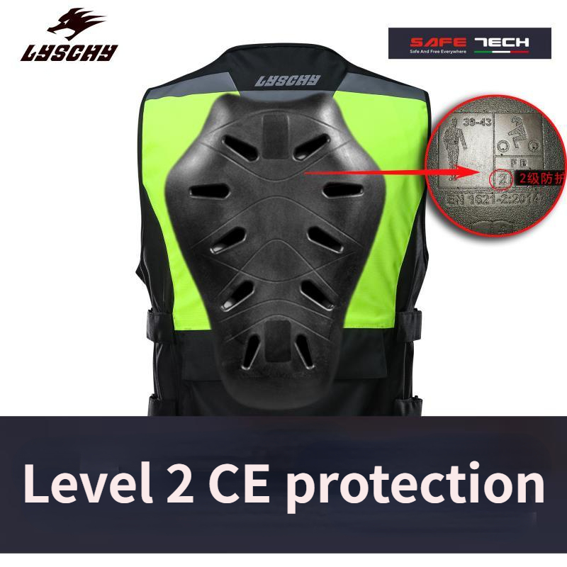 LYSCHY オートバイ反射ベスト冬用反射バイクジャケット男 - Motorcycle Gear Vest のレビューと価格