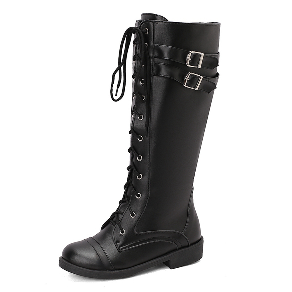 BLXQPYT ニーハイブーツ レディース 秋冬 暖かい裏起 - Riding Boot Short のレビューと価格