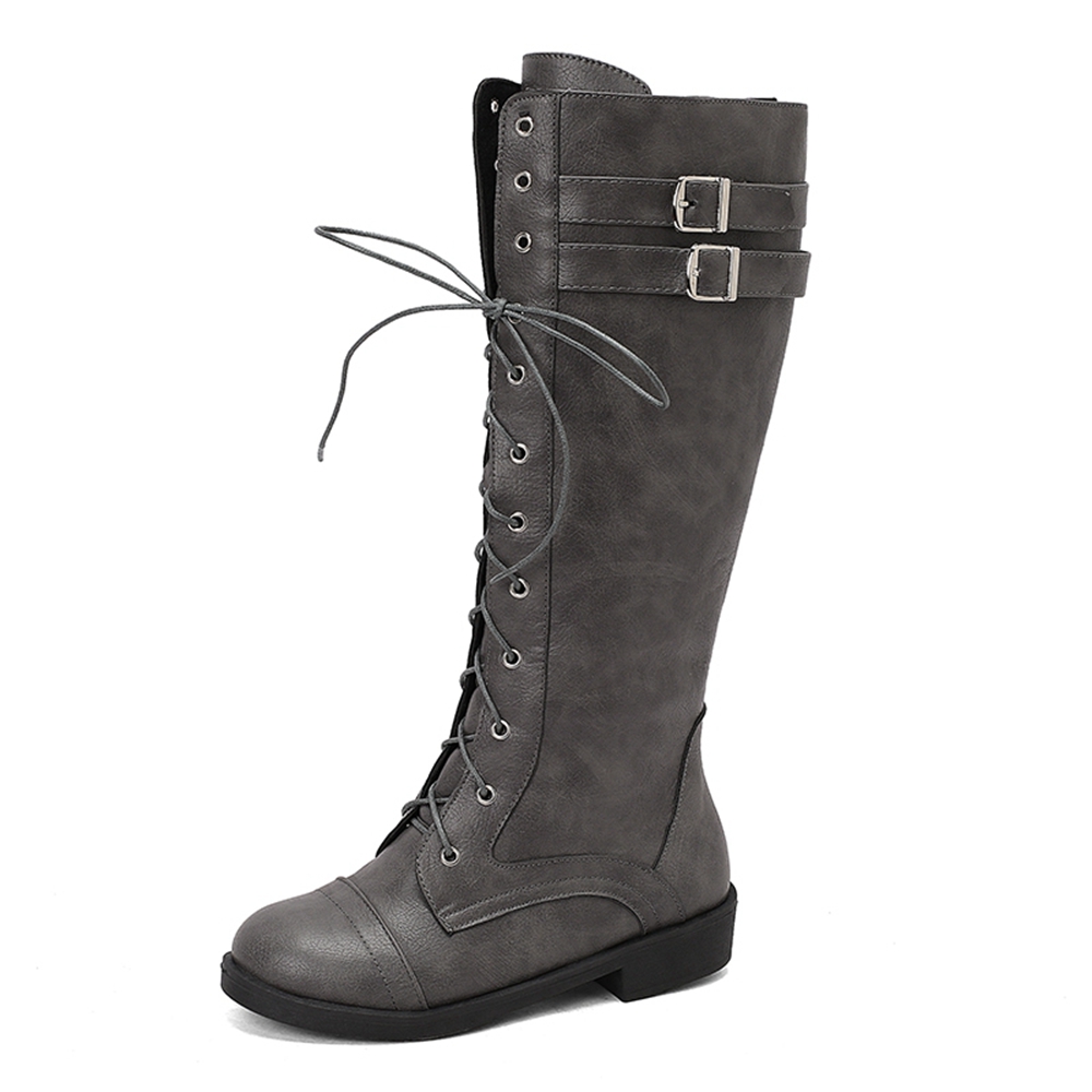 BLXQPYT ニーハイブーツ レディース 秋冬 暖かい裏起 - Riding Boot Short のレビューと価格